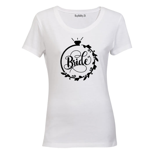 Bride - Ring Wreath - Ladies - T-Shirt