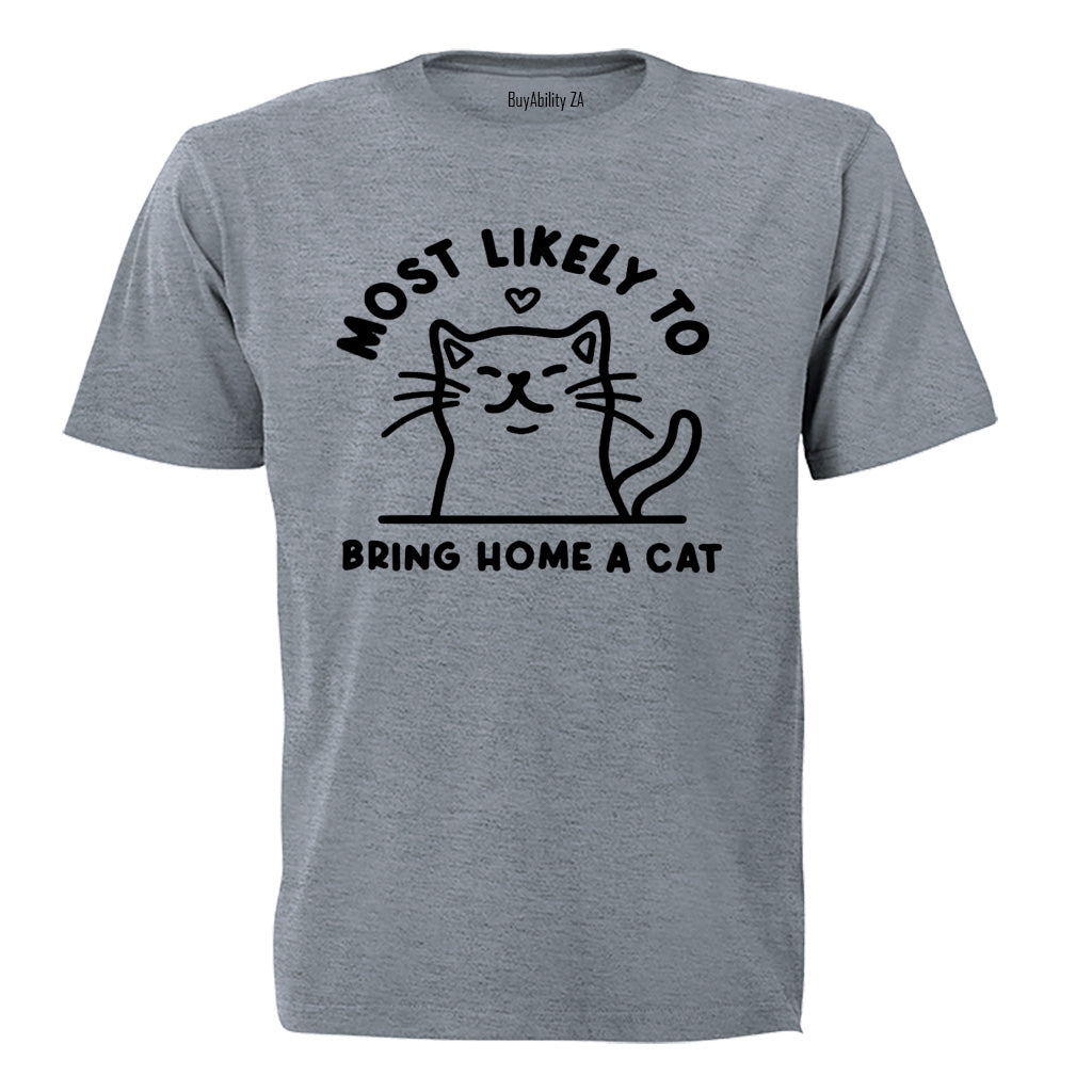 Bring Home A Cat - Adults - T-Shirt - BuyAbility South Africa