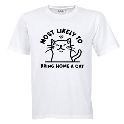 Bring Home A Cat - Adults - T-Shirt - BuyAbility South Africa