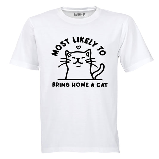 Bring Home A Cat - Adults - T-Shirt - BuyAbility South Africa