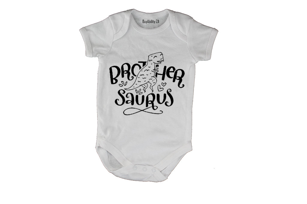 Brother-saurus Dinosaur - Baby Grow
