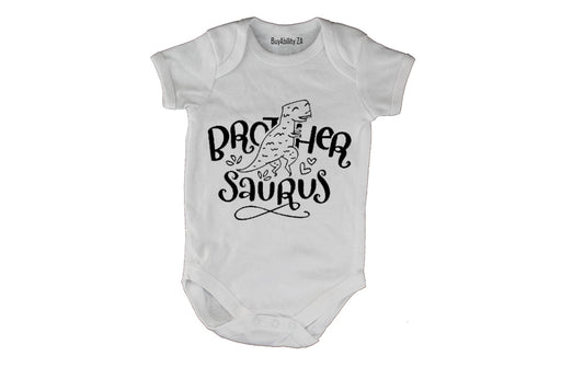 Brother-saurus Dinosaur - Baby Grow