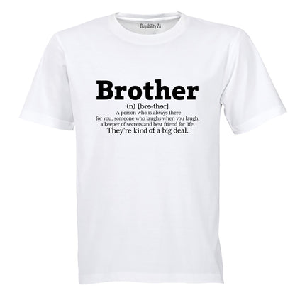 Brother Definition - Adults - T-Shirt