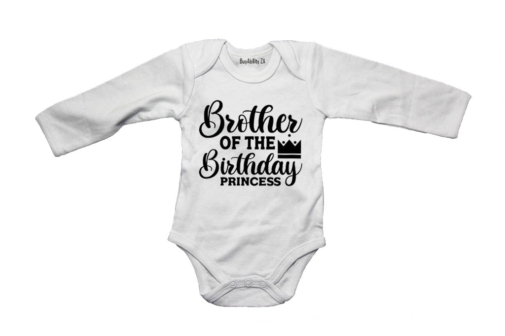 Brother of the Birthday Princess - Baby Grow