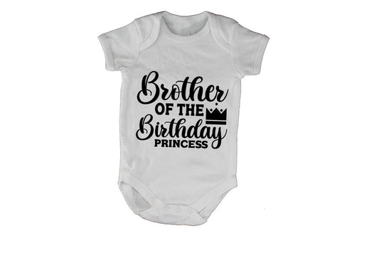 Brother of the Birthday Princess - Baby Grow - BuyAbility South Africa
