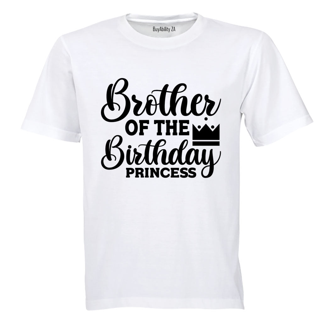 Brother of the Birthday Princess - Adults - T-Shirt