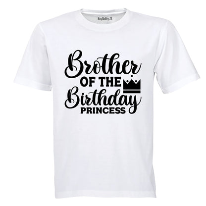 Brother of the Birthday Princess - Adults - T-Shirt