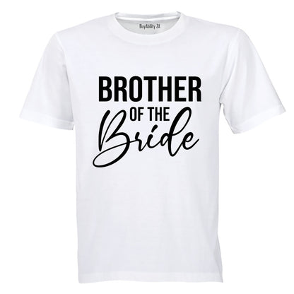 Brother of The Bride - Adults - T-Shirt