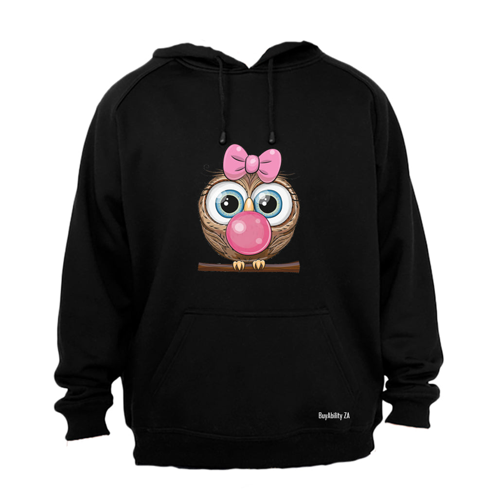 Bubblegum Owl - Hoodie