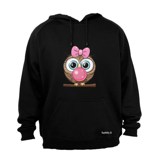 Bubblegum Owl - Hoodie