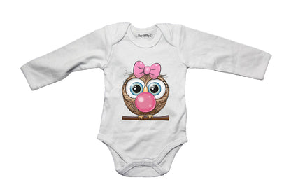 Bubblegum Owl - Baby Grow