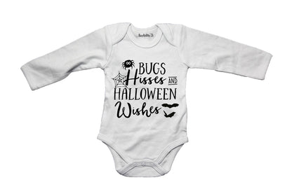 Bugs, Hisses, Halloween Wishes - Baby Grow