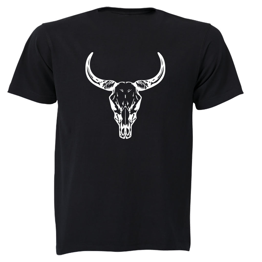 Bull Skull - Adults - T-Shirt - BuyAbility South Africa