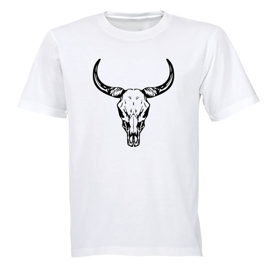 Bull Skull - Adults - T-Shirt - BuyAbility South Africa