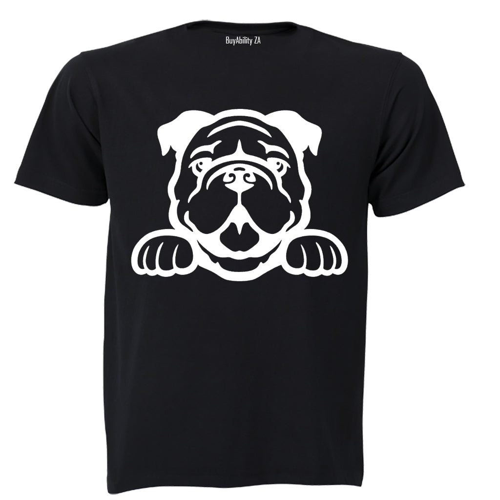 Bulldog Peeking - Kids T-Shirt