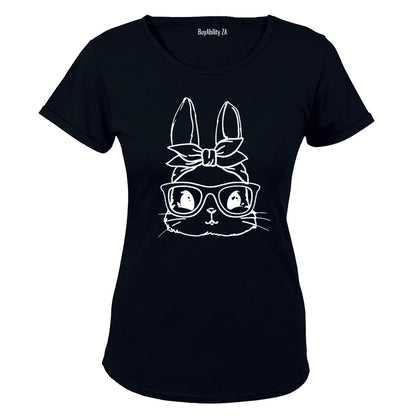 Bunny Glasses - Easter - Ladies - T-Shirt
