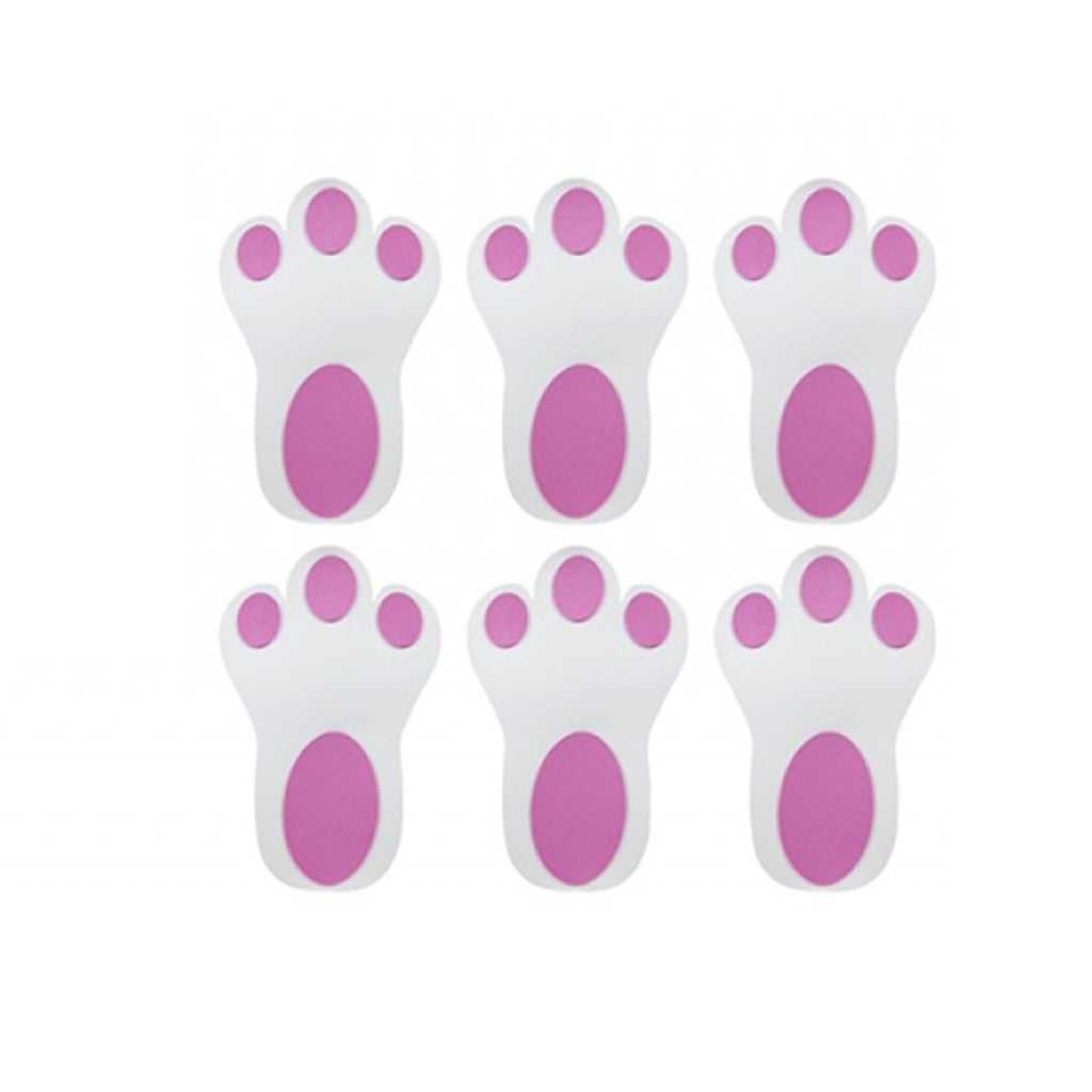 6 Bunny Paw Prints