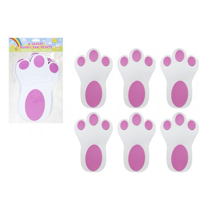 6 Bunny Paw Prints