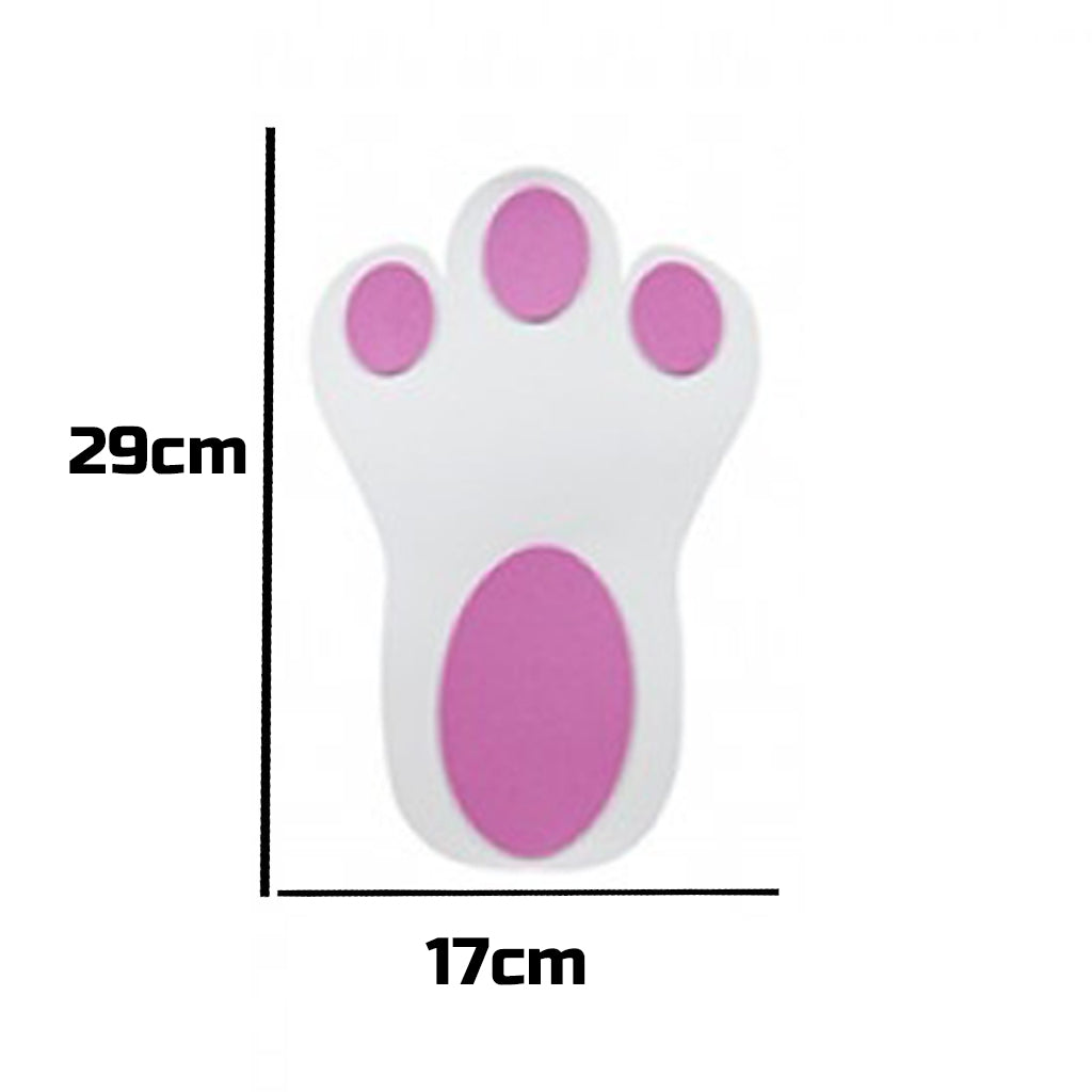 6 Bunny Paw Prints