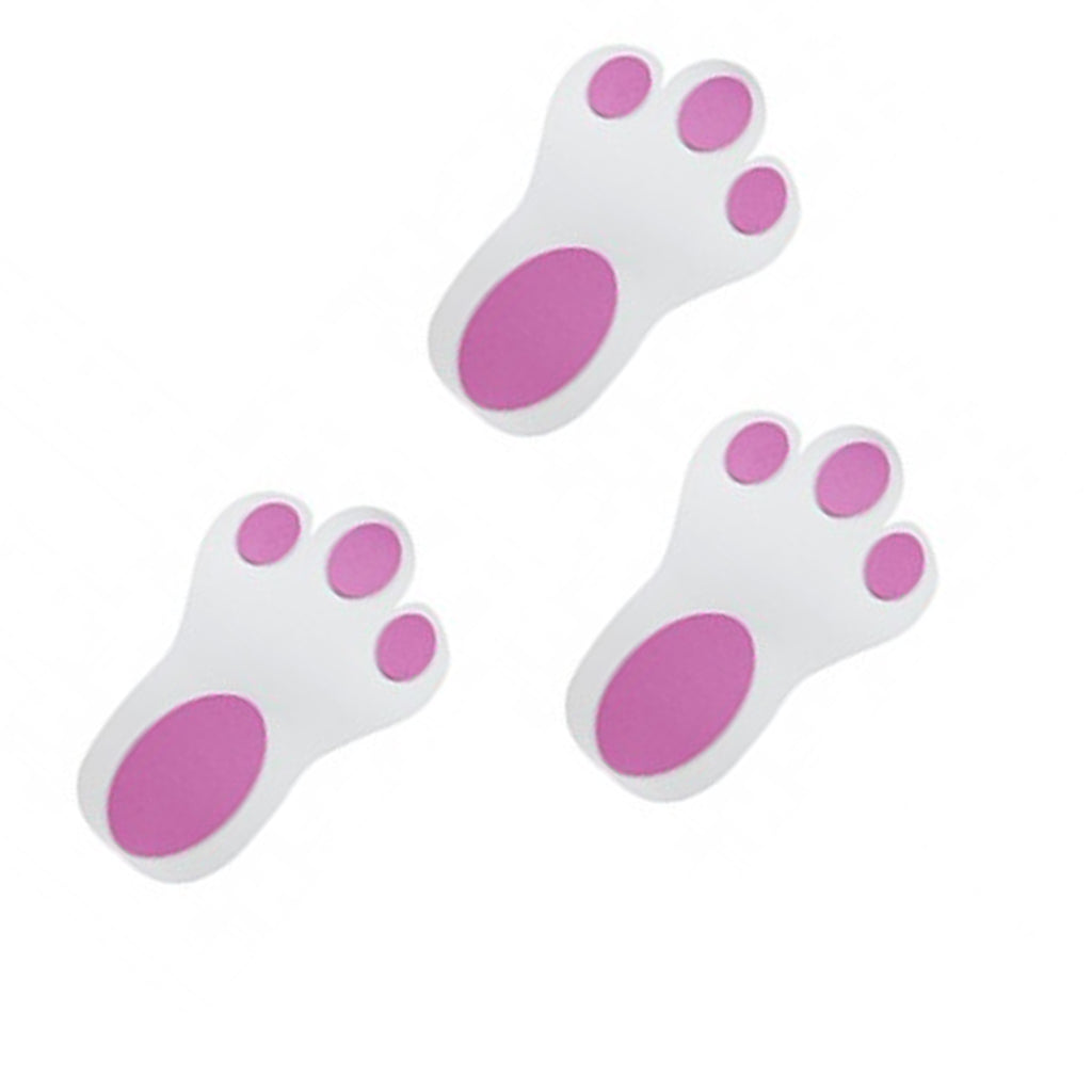 6 Bunny Paw Prints