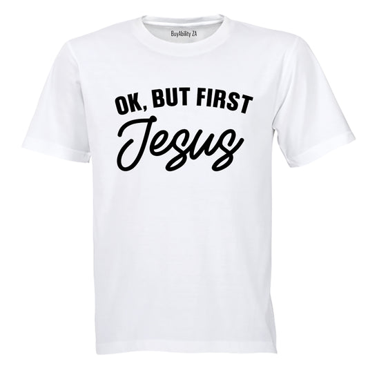 But First - Jesus - Adults - T-Shirt - BuyAbility South Africa