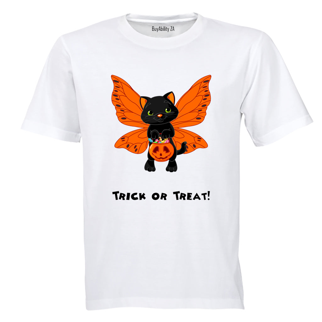 Butterfly Cat - Halloween - Kids T-Shirt