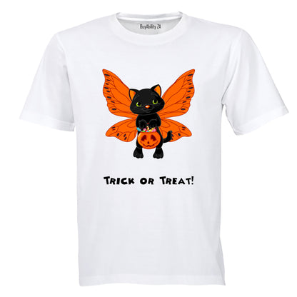 Butterfly Cat - Halloween - Kids T-Shirt