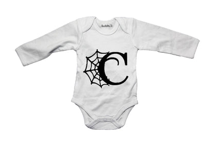C - Halloween Spiderweb - Baby Grow