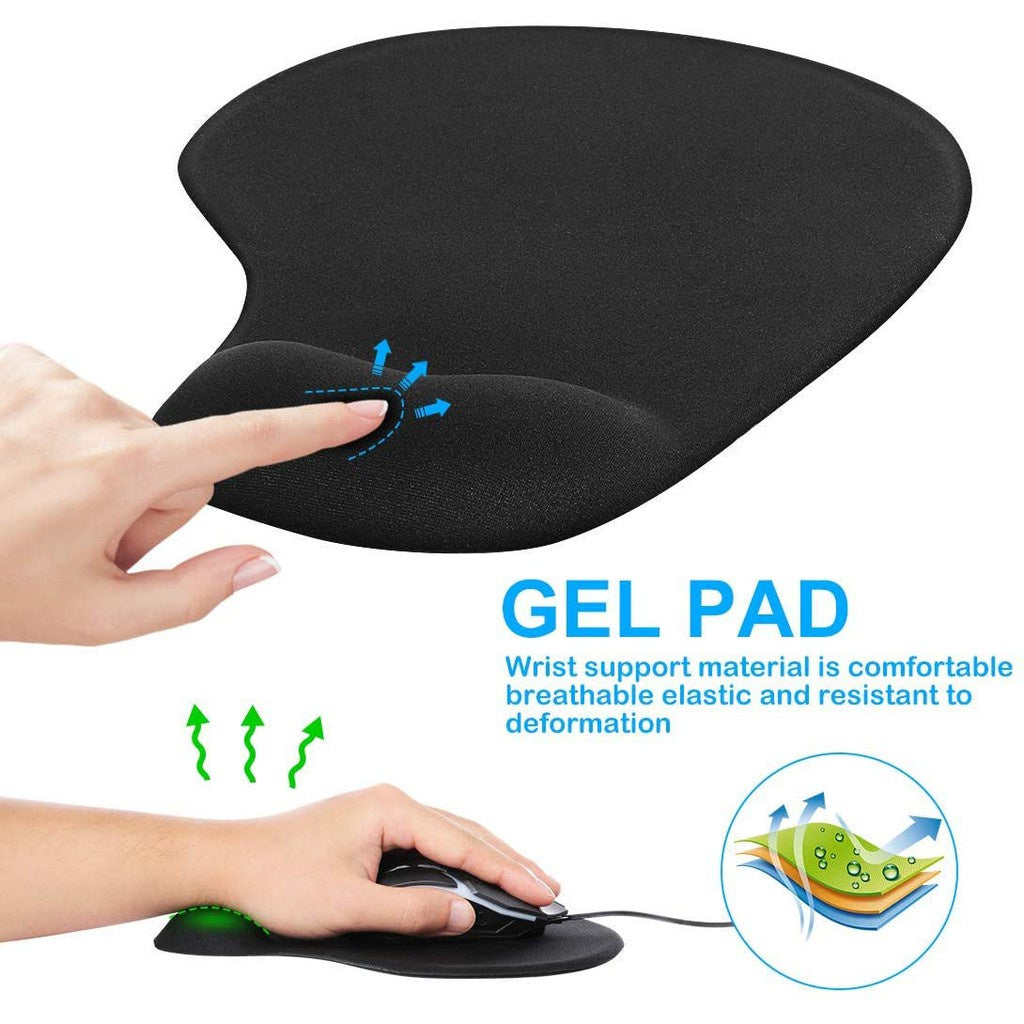 Grumpy Coffee Cat Ergonomic Wrist Mouse Pad - BuyAbility