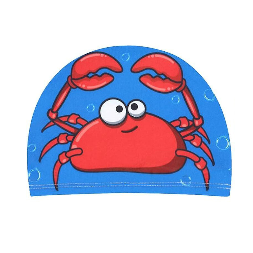 Crab - Fabric Swim Cap