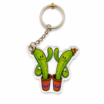 Light-Up Cactus Keyring
