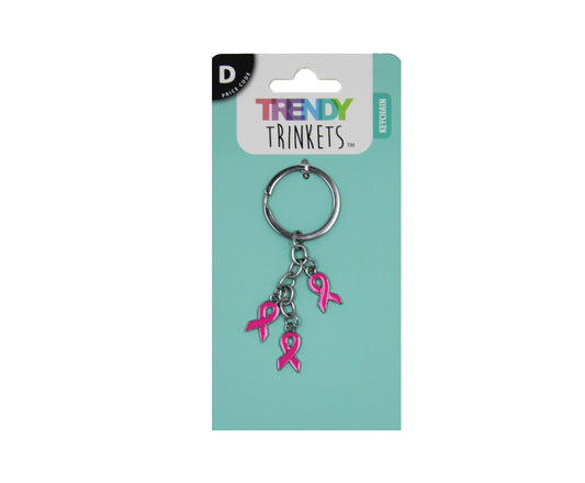 Cancer Ribbon Symbol - Keyring