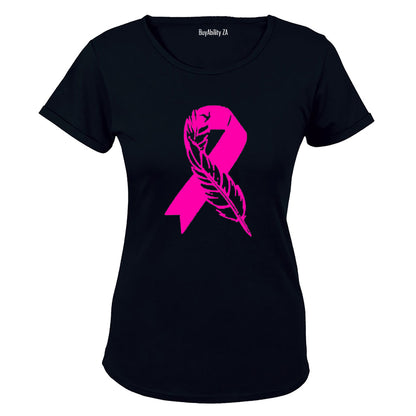 Cancer Feather - Ladies - T-Shirt