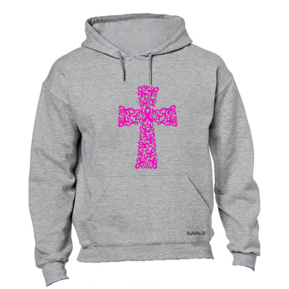 Cancer Ribbon Cross - Hoodie