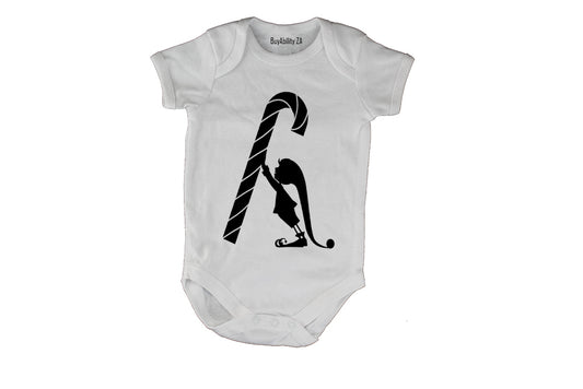 Candy Cane Elf! - Baby Grow