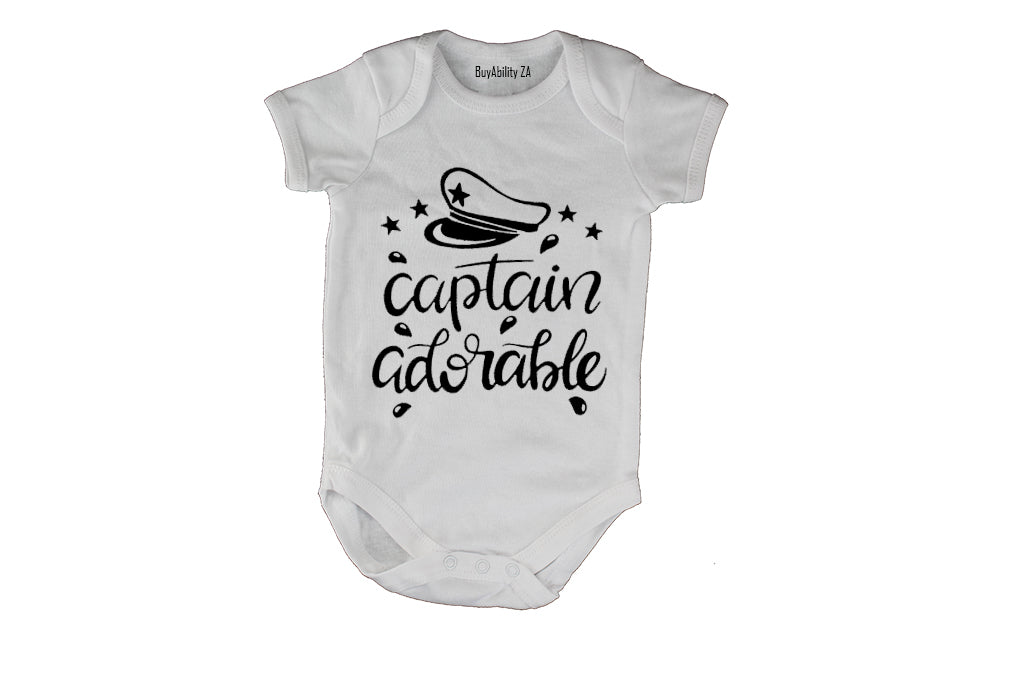 Captain Adorable - Baby Grow
