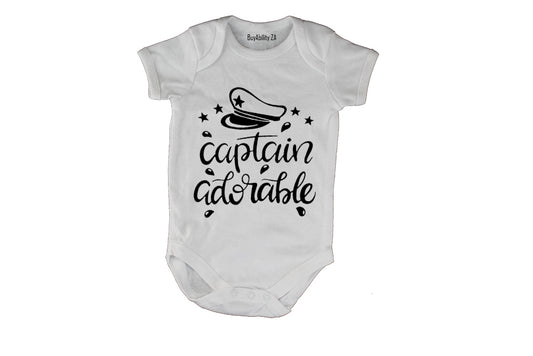 Captain Adorable - Baby Grow