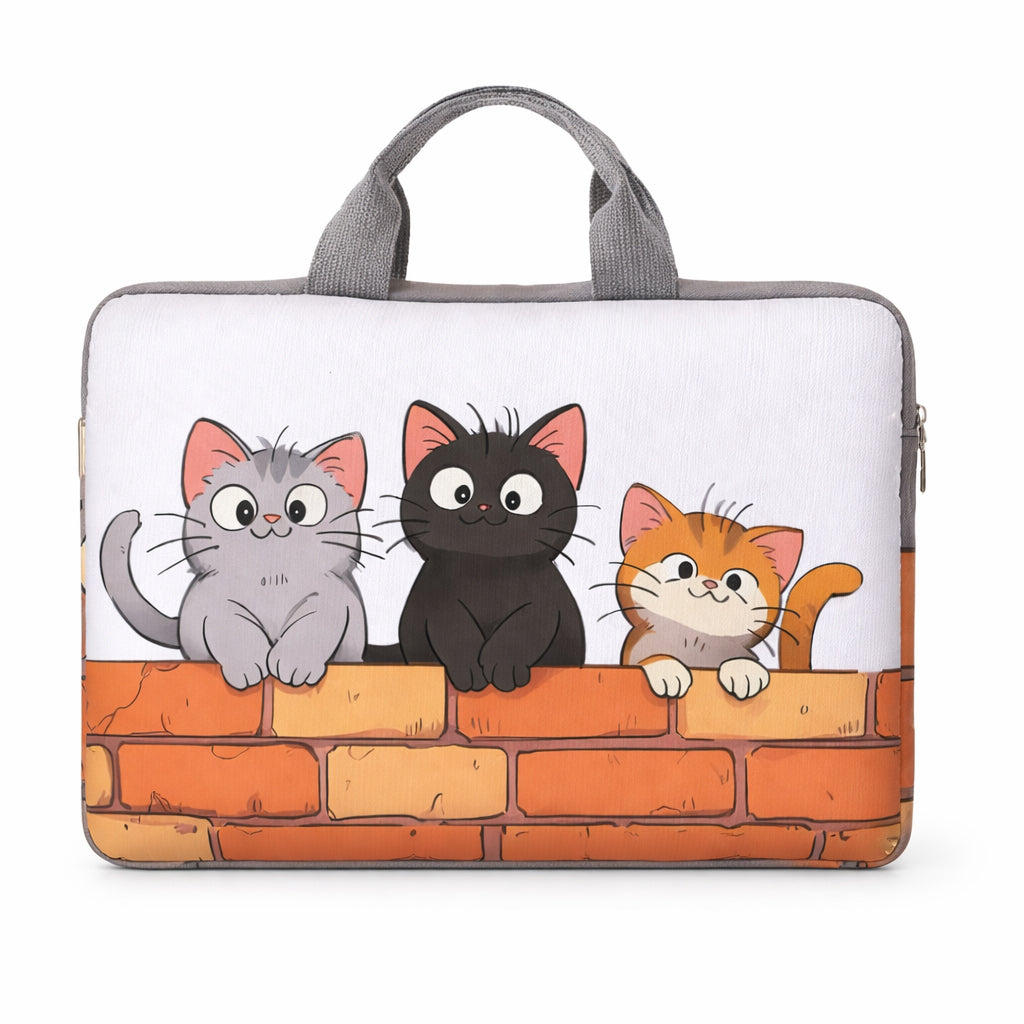 Cartoon Cats Laptop Sleeve Carry Case - BuyAbility