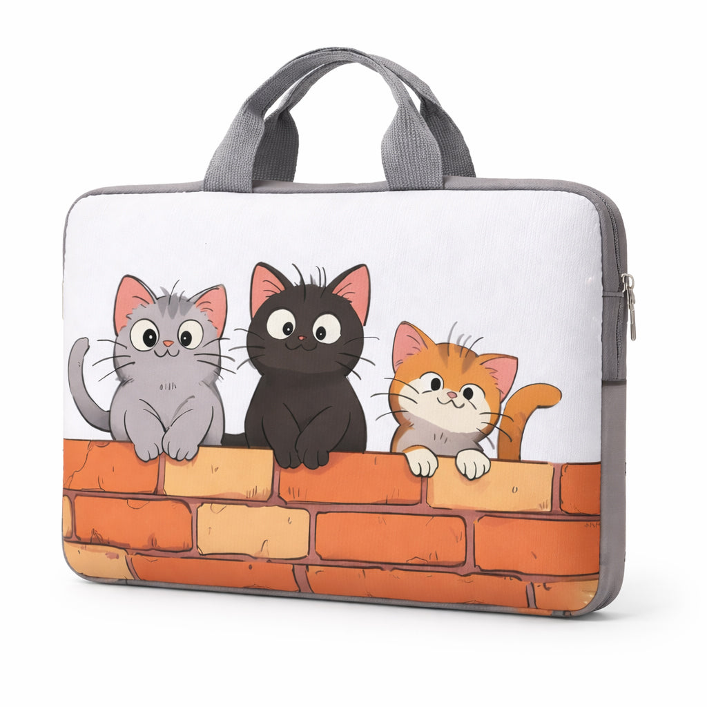 Cartoon Cats Laptop Sleeve Carry Case - BuyAbility