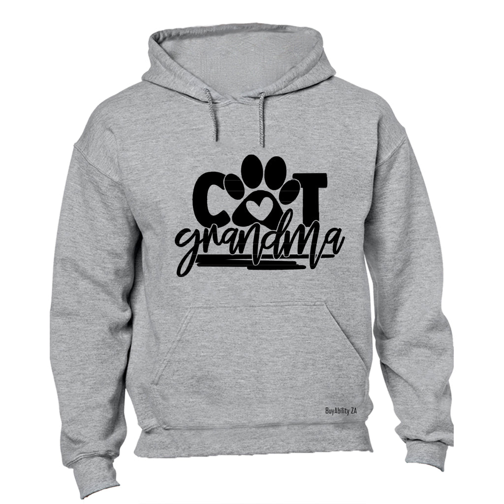 Cat Grandma - Hoodie - BuyAbility South Africa