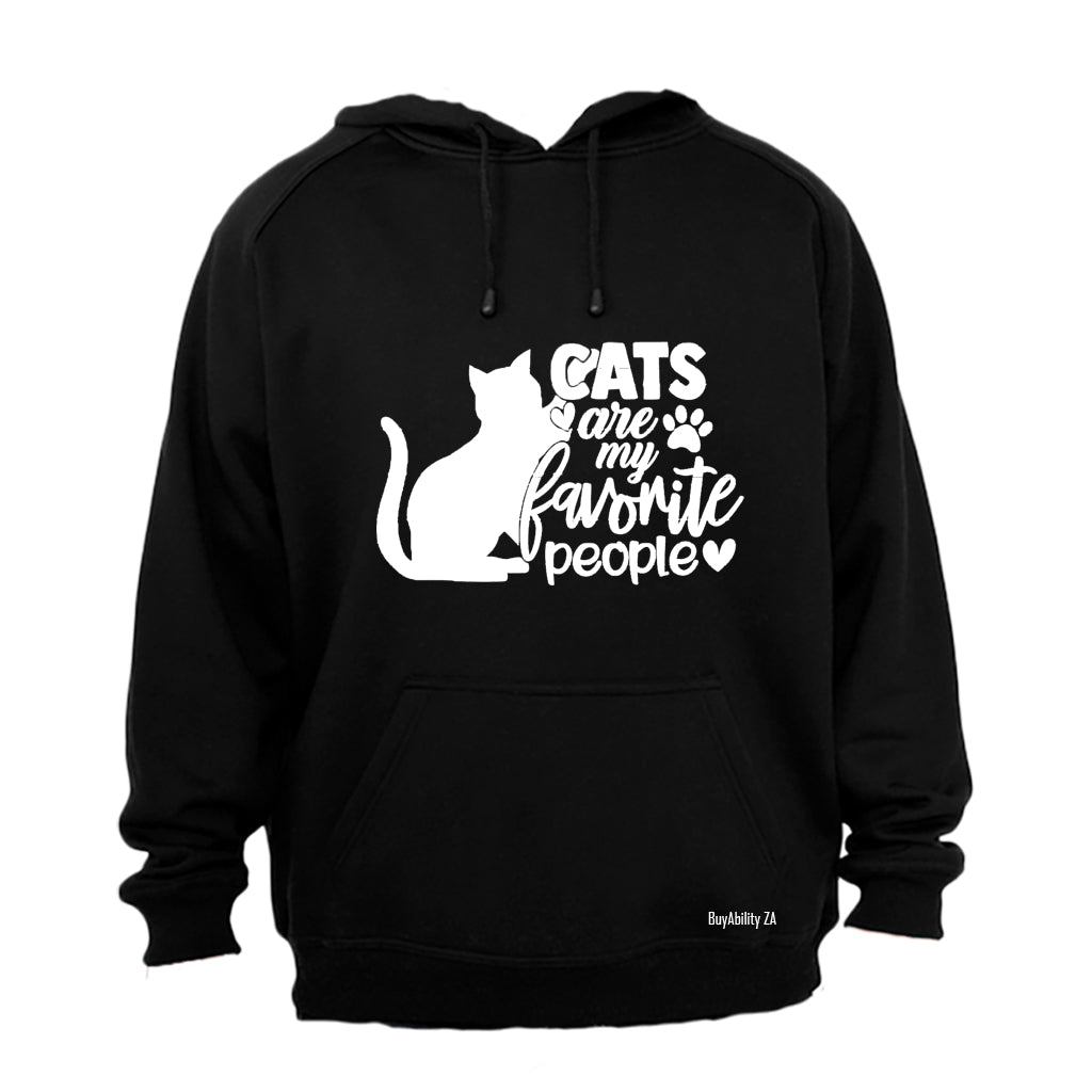 Cats Are My Favorite People - Hoodie - BuyAbility South Africa