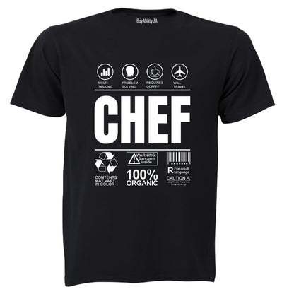 Chef Label - Adults - T-Shirt - BuyAbility South Africa