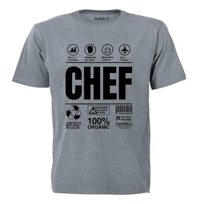 Chef Label - Adults - T-Shirt - BuyAbility South Africa