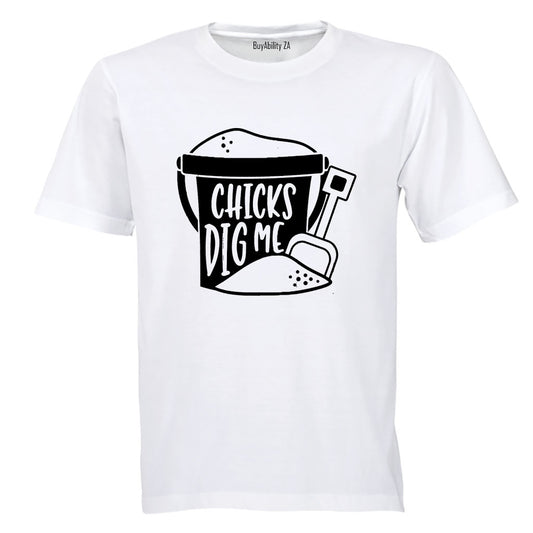 Chicks Dig Me - Bucket + Spade - Kids T-Shirt