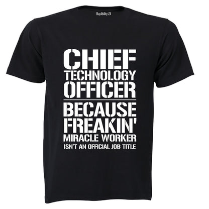 Chief Technology Officer - Adults - T-Shirt