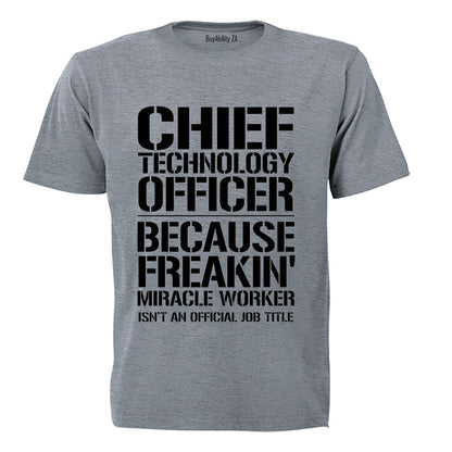 Chief Technology Officer - Adults - T-Shirt