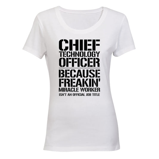Chief Technology Officer - Ladies - T-Shirt - BuyAbility South Africa