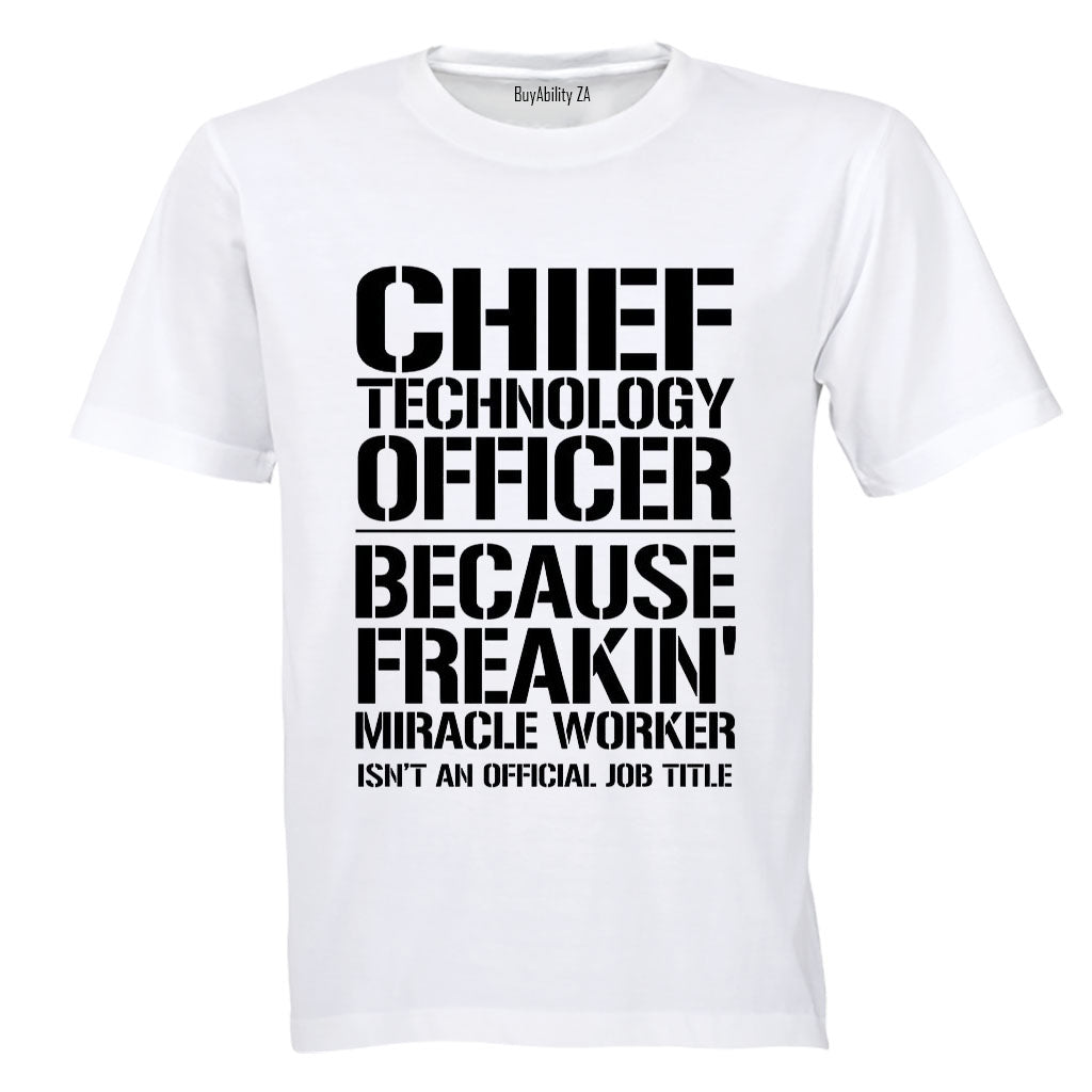 Chief Technology Officer - Adults - T-Shirt