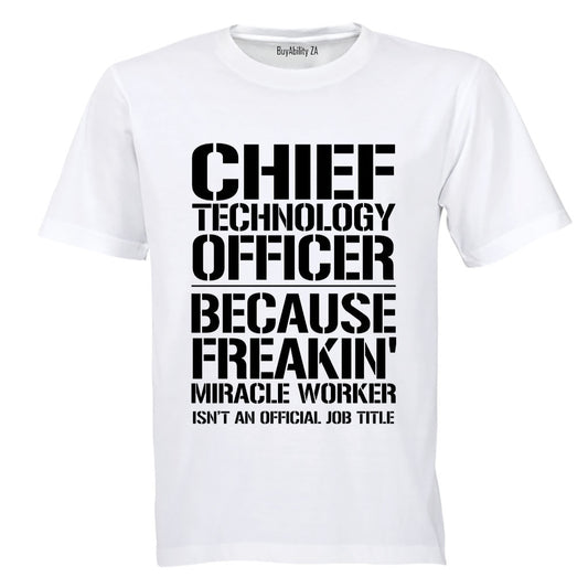 Chief Technology Officer - Adults - T-Shirt