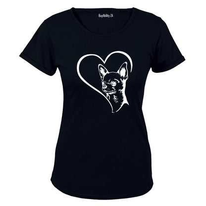 Chihuahua Heart - Ladies - T-Shirt